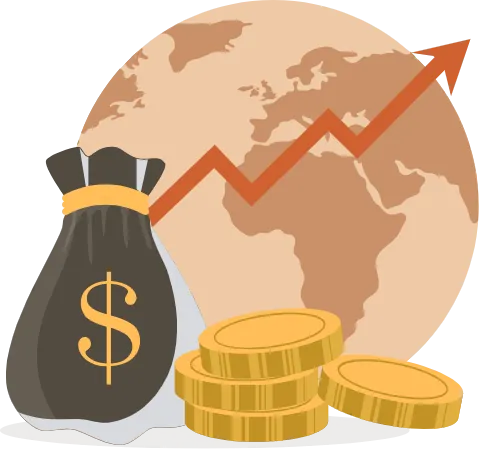 Illustration representing economic opportunity and growth