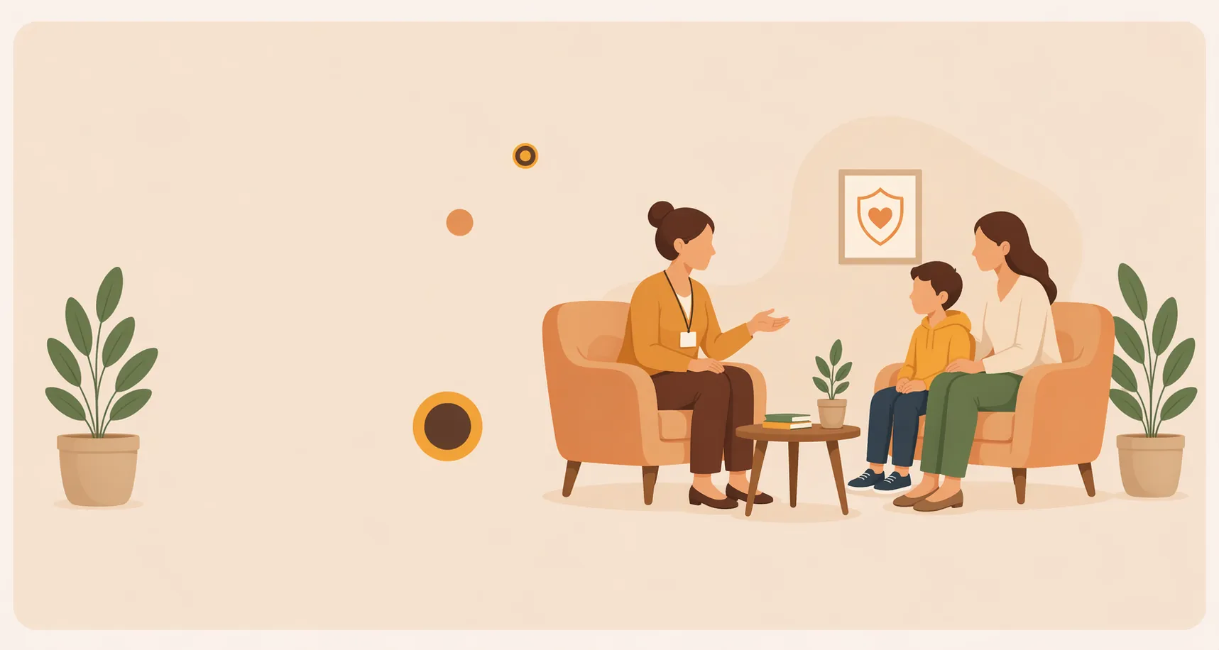 Illustration of two people working together at a desk