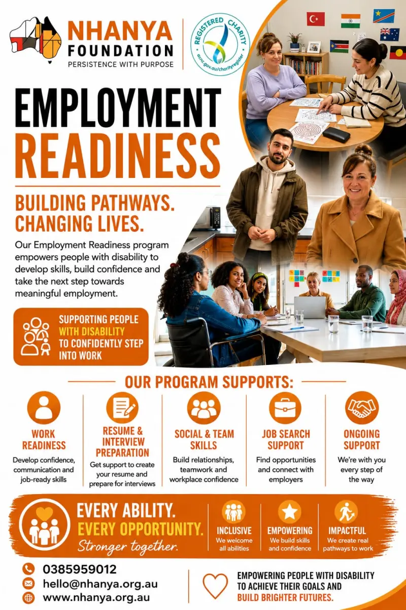 Nhanya Foundation Employment Readiness Program brochure